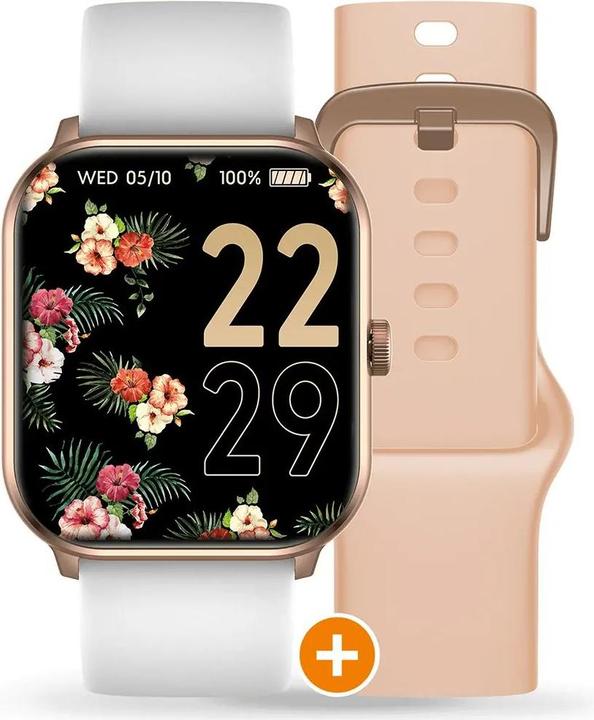Image du produit ICE Watch Smartwatch Or Rose - 2 Brac Nude-White