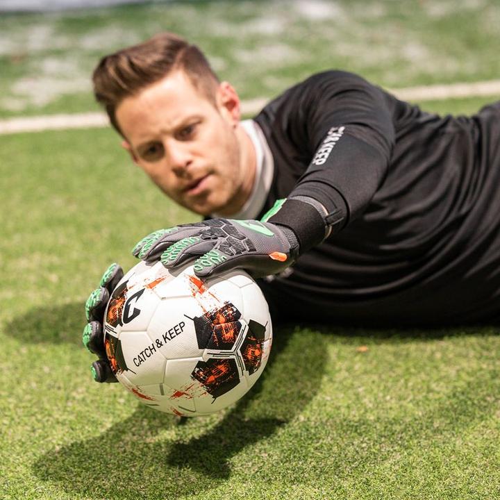 Produktbild Catch & Keep Fussballhandschuhe Fly Mint Soul Gr. 11 Mintgrün Torwart Keeper Goalie Handschuhe (11)
