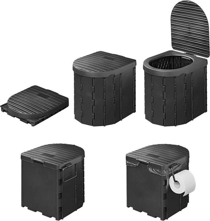 Image du produit ProPlus Toilettes de camping pliables avec couvercle