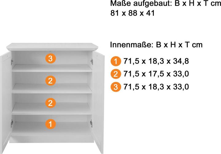 Produktbild Trendteam Brandson Baxter (81 x 41 x 88 cm)