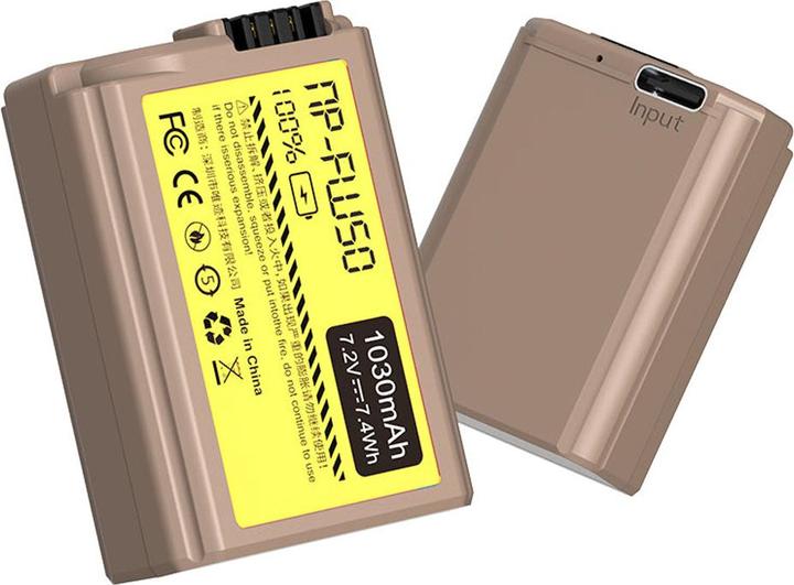 Actual product image Ulanzi Sony NP FW50 Type Lithium Ion Battery with USB C Charging Port (1030mAh) (Camera battery)