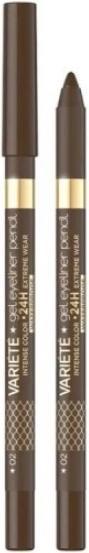 Immagine prodotto Eveline Variete Gel Waterproof Eyeliner 02 Brown 9G (02 Marrone 9G)