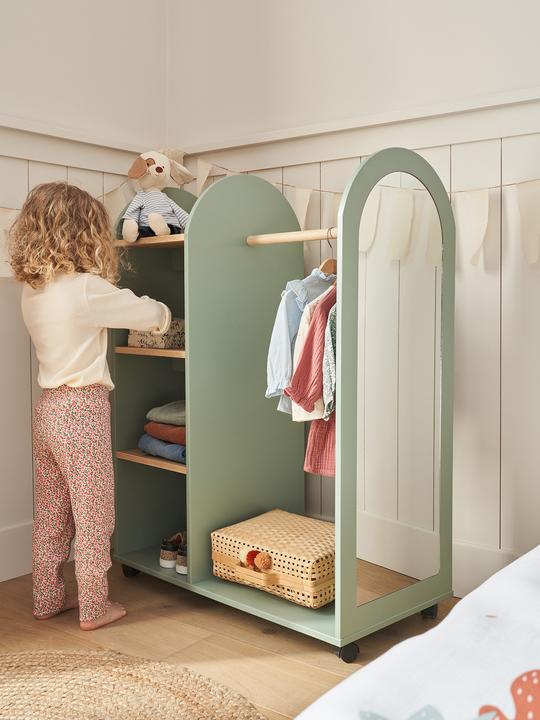 Image du produit Vertbaudet Porte-manteau pour chambre d'enfant avec miroir ARBRE DE PLUIE (80.50 cm)