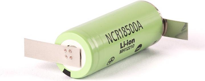 Actual product image Panasonic Akku NCR18500A (Lötfahne Z) (18500, 2040 mAh)