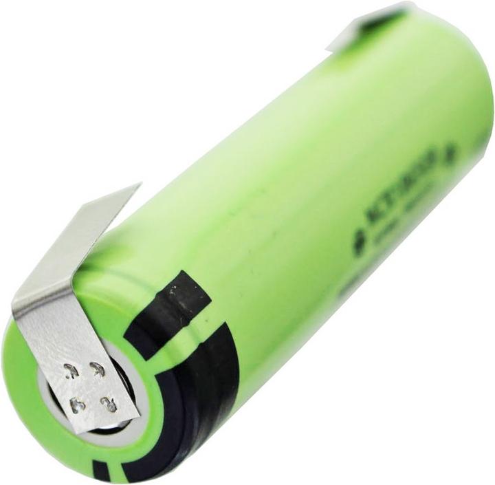 Immagine prodotto Panasonic Batteria NCR18650B + etichetta a saldare U (1 pz., 18650, 3400 mAh)