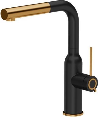 Immagine prodotto Q Company Miscelatore da cucina Quadron Angelina Q Line PullOut verticale nero opaco (84818011)