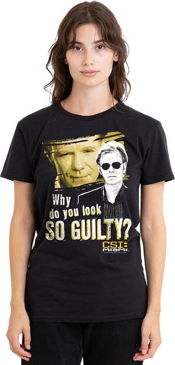 Actual product image CSI: Miami Unisex Adult So Guilty T-Shirt (XL)
