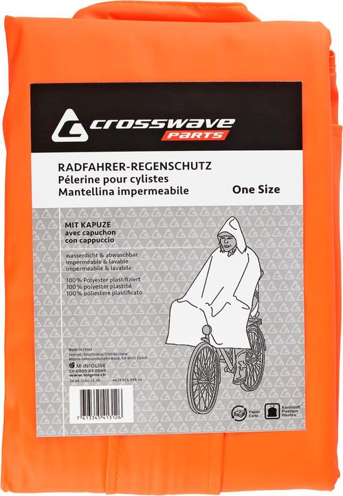 Crosswave Regenpelerine (One Size)
