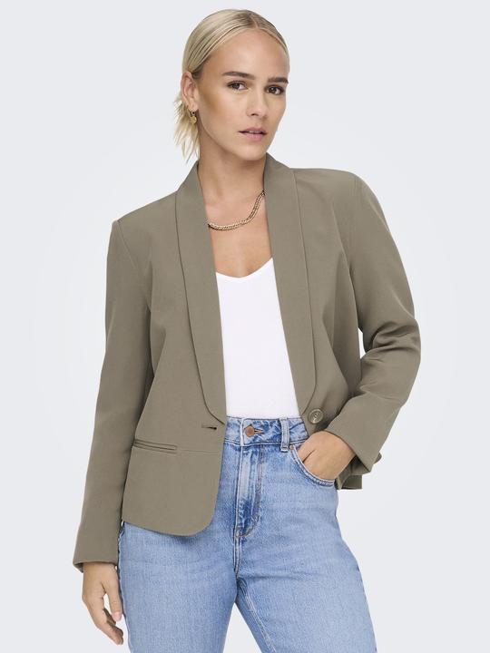 Produktbild Only Normal geschnitten Reverskragen Blazer Kurzer Blazer (38)