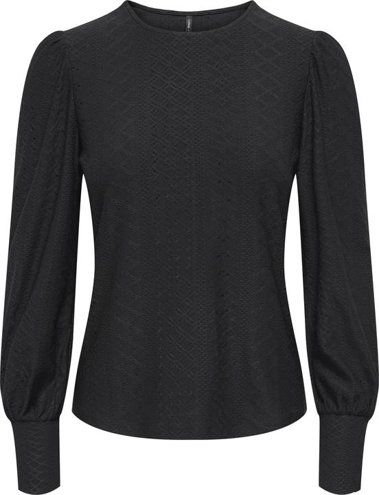 Immagine prodotto Only Vestibilità regolare Scollo rotondo Polsini elasticizzati Maniche a sbuffo Top Top (M)