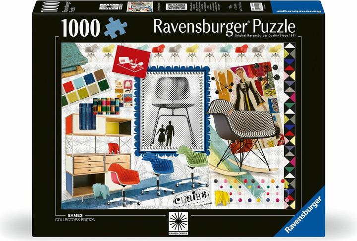 Actual product image Ravensburger Puzzle 12000400 - Eames Design Spectrum - 1000 pieces Eames jigsaw puzzle for adults and children (1000 pieces)