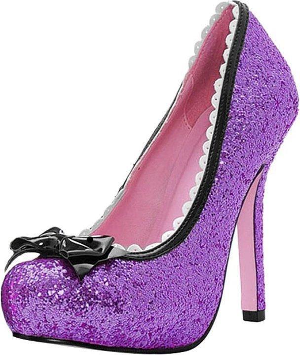 Produktbild Leg Avenue Glitzer High Heels lila