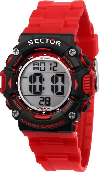 Sector R3251544002 EX-32 Herren Digitaluhr 40mm 10ATM (Digitaluhr, 40 mm)