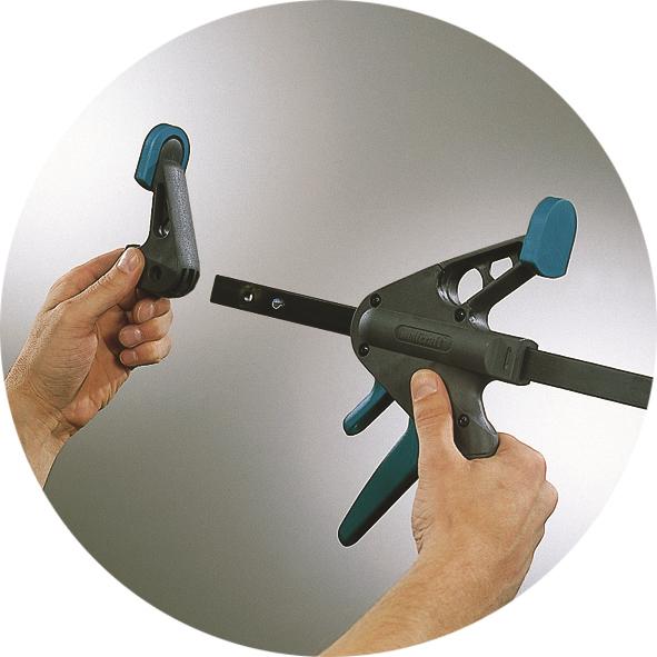 Produktbild wolfcraft wolfcraft 2 EHZ - Mini-Einhandzwingen 40/110mm (110 mm)