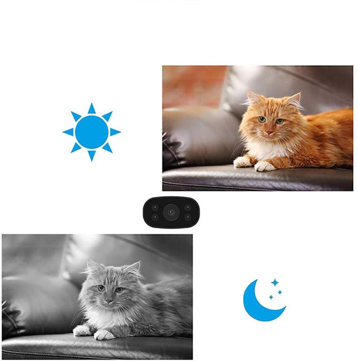 Produktbild Werkstein Mini WiFi IP Kamera FullHD 1080p, Nachtsicht, Micro SD, iOS/Android (1920 x 1080 Pixels)