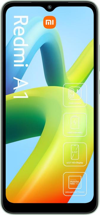 Immagine prodotto Xiaomi Redmi A1 (32 GB, Verde chiaro, 6.52", Doppia SIM, 8 Mpx, 4G)