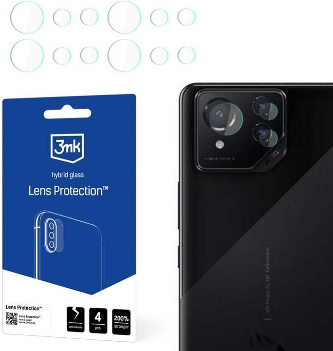 Produktbild 3MK Lens Protection, 4 x 3 Kameralinsen (1 Stück, Asus ROG Phone 8)