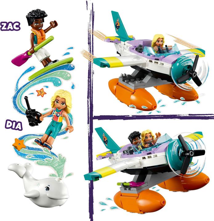 Immagine prodotto LEGO Aereo di salvataggio in mare (41752, LEGO Friends)