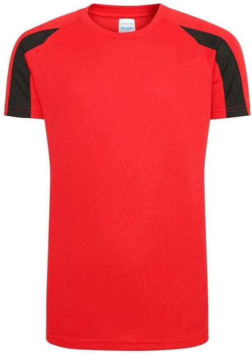 Actual product image Awdis Childrens/Kids Contrast Moisture Wicking T-Shirt (128)