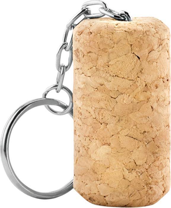 Produktbild MidOcean Tapon Kork Schlüsselanhänger Weinrot