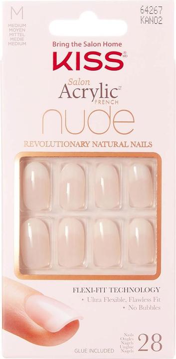 Image du produit KISS Nails - Salon Acrylique Nude Graceful (Ongles artificiels, Nude Graceful)