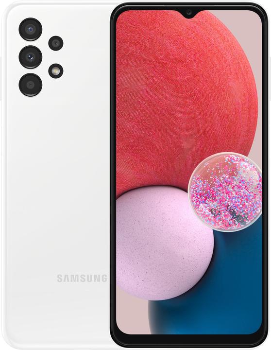 Immagine prodotto Samsung Galaxy A13 UE (64 GB, Bianco, 6.60", Doppia SIM, 50 Mpx, 4G)