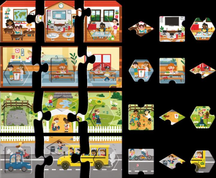Produktbild Adventerra Games My Eco School (24 Teile)