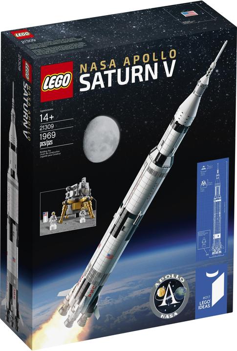 LEGO NASA Apollo 11 Saturn V (21309, LEGO Ideas, Set LEGO rari)