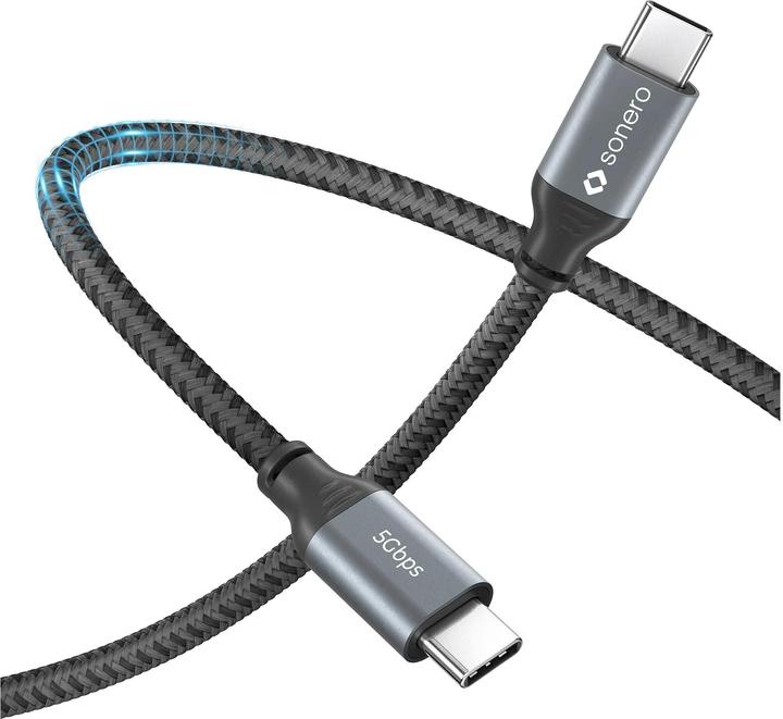 Produktbild Sonero USB-Kabel USB C - USB C 1 m (1 m, USB 3.2 Gen 1)