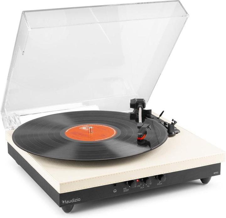Immagine prodotto Audizio RP113C - Altoparlante con Bluetooth integrato - USB - Altoparlanti integrati - Crema (Automaticamente)