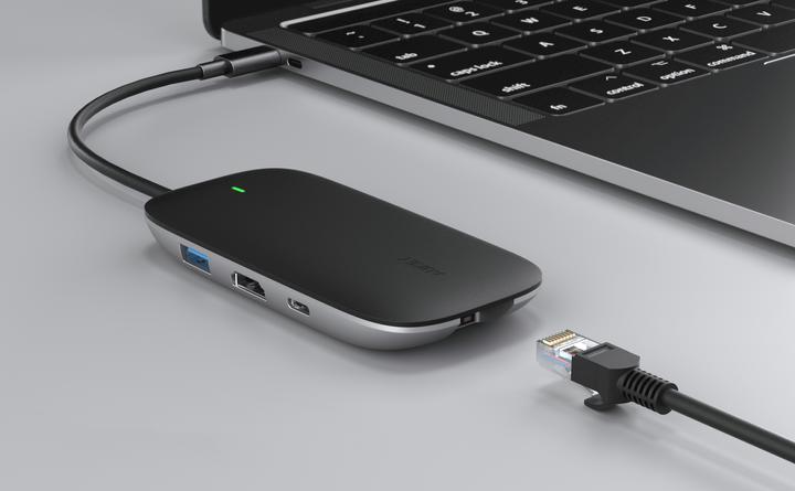 Image du produit Aukey I/O-HUB USB3 3PORT CB-C71/LLTSN1001018 (USB-C, 8 Ports)