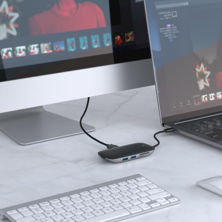 Image du produit Aukey I/O-HUB USB3 3PORT CB-C71/LLTSN1001018 (USB-C, 8 Ports)