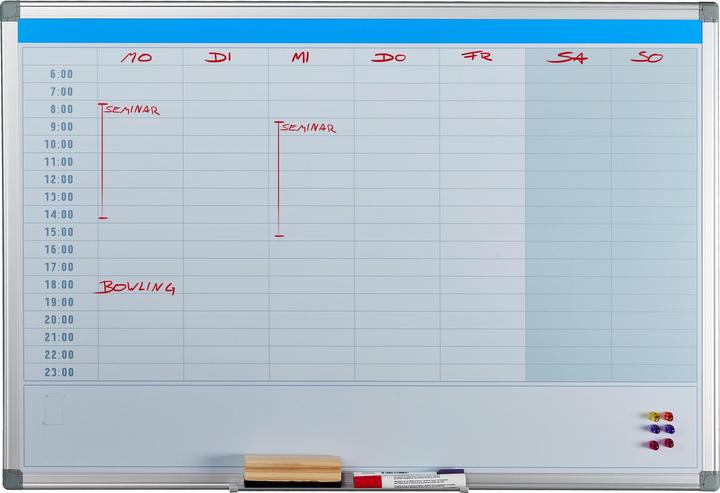 Image du produit Relaxdays Planificateur pour tableau blanc (90 x 5 x 60 cm)