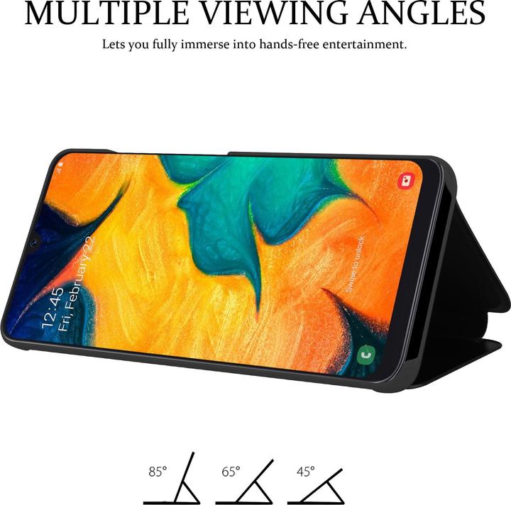 Image du produit Cadorabo Book Smart View Couverture miroir (Samsung Galaxy A20, Samsung Galaxy A30)