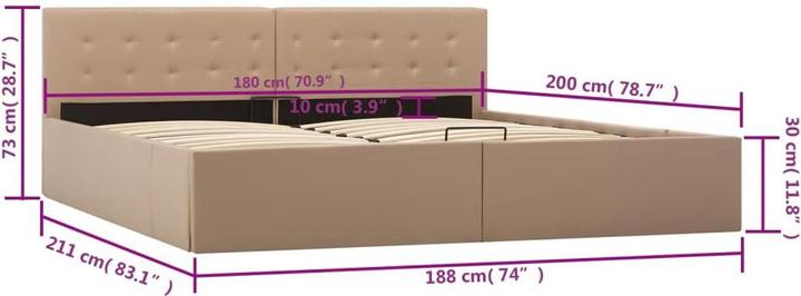 Immagine prodotto VidaXL Bine (180 x 200 cm)