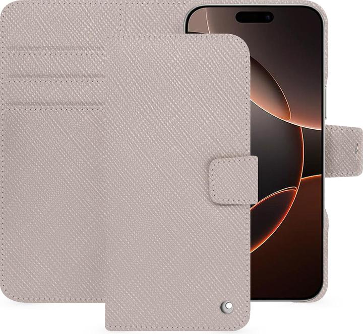 Actual product image Noreve Apple iPhone 16 Pro leather wallet case (Apple iPhone 16 Pro)