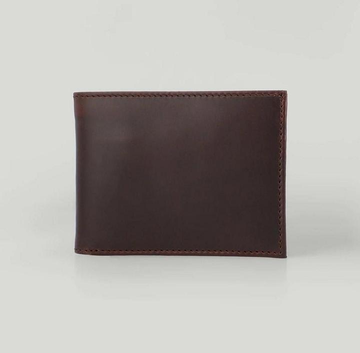Buckle & Seam Leder Portemonnaie Bill