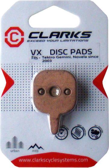 Immagine prodotto Clarks Pastiglie freno per Tektro (Gemini, Novela 2003) Confezione da 20 paia, organico (DWZ) (Tektro, Organici)
