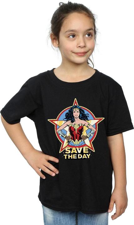 Image du produit - T-shirt WONDER WOMAN STAR DESIGN - Fille (140, 146)
