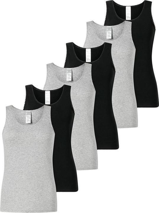 Produktbild Schiesser 6er Pack 95/5 Modern Cotton Unterhemd / Top (38, M)