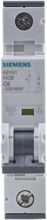 Produktbild Siemens Sicherungsautomat 5SY6 6A Typ C 6kA