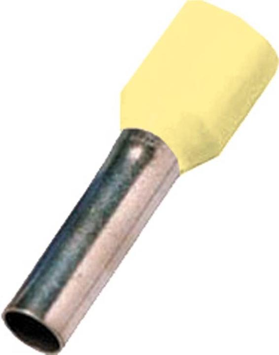 Produktbild Intercable 1000 Stück Aderendhülse 0,25qmm hellgelb ICIAE0258HGE / 558096
