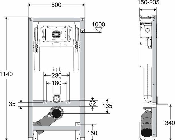 Immagine prodotto Ifö Modulo WC Sign 112 - 2/4 litri gen II