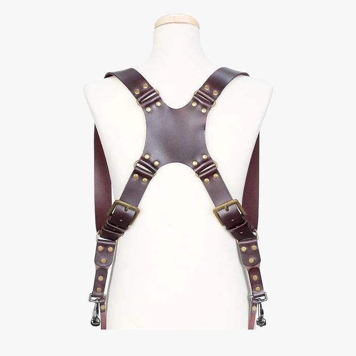 Actual product image Bronkey Berlin Dual-Leder-Kameragurt, braun