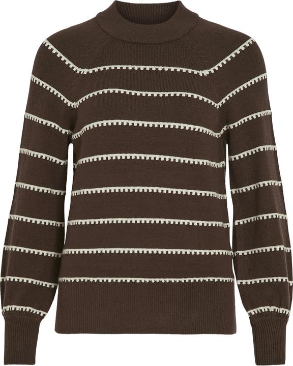 Vila Gestreifter Strickpullover