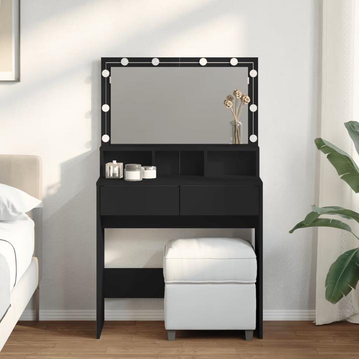 Immagine prodotto VidaXL Tavolino da toilette con illuminazione a LED (80 x 41 x 134,5 cm)