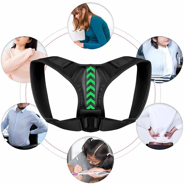 Actual product image König Design Back Support Straight Support Sport Back Brace Posture Correction Stabiliser New (M)