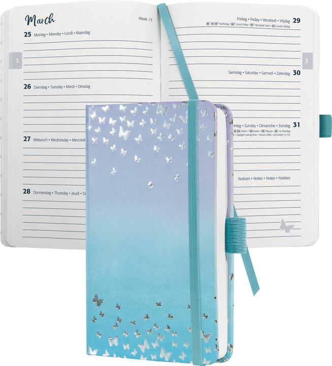 Actual product image Jolie Pocket agenda motif (9.5 x 15 cm, German, French, Italian, English)