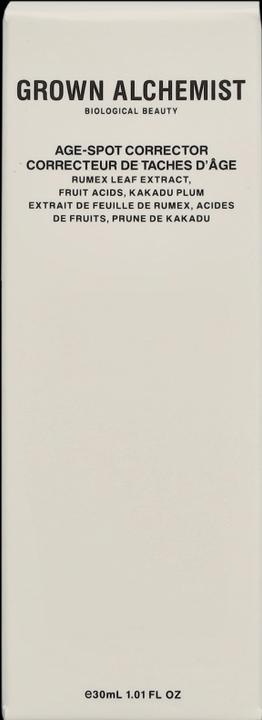Image du produit Grown Alchemist GROWN Beauty - Age-Spot Corrector : Extrait de feuille de Rumex, Acides de fruits, Prune de Kakadu (30 ml, Crème 24h)