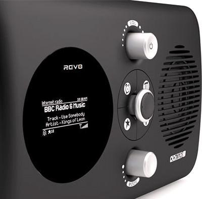 Produktbild Revo Domino DAB+/FM, WLAN Internet Radio, iPod Dock schwarz